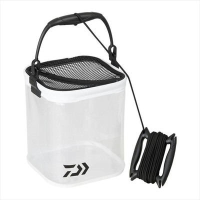 ダイワ バケツ 活かし水くみ M23CM(J) クリアホワイト