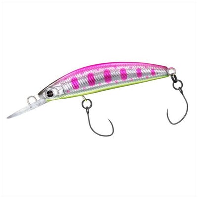 ダイワ トラウトプラグ プレッソ ダブルクラッチ 45F1 tuned by HMKL ピンクヤマメチャートベリー