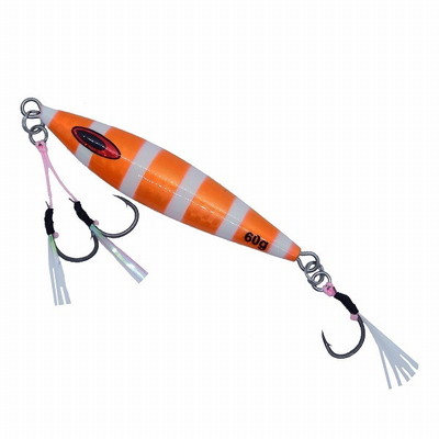 ダイワ メタルジグ FKジグSLJ 60g 東北オレンジゼブラグロー 【キャスティングオリジナルカラー】