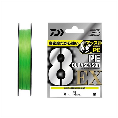 ダイワ PEライン UVF PEデュラセンサーX8EX+Si3 ライムグリーンM 0.4号