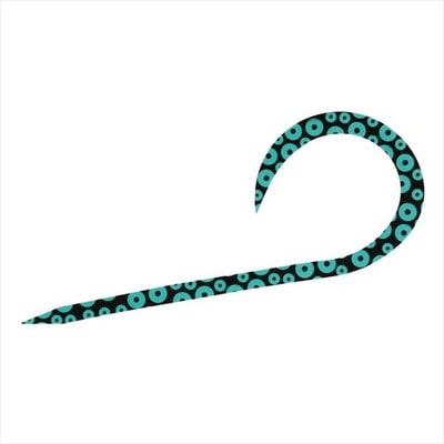 ダイワ タイラバ 鯛ラバ 紅牙シリコンネクタイシングルカーリー 蛸足グリーン