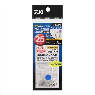 ダイワ 針 D-MAXカワハギ糸付25 SS 白ケイムラ パワーフック 5.0号