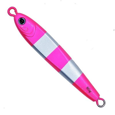 ダイワ メタルジグ ソルティガTGベイト80g ピンク/シルバーゼブラ 【キャスティングオリジナルカラー】