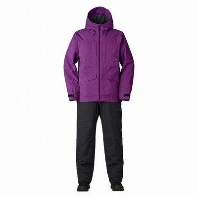 【訳あり】ダイワ 防寒服アウター DW-3224 レインマックス(RAINMAX) アングラーズウィンタースーツ パープル XL