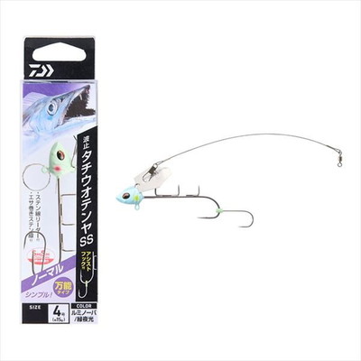 ダイワ 仕掛け 波止タチウオテンヤSSノーマル S ルミノーバ/青夜光