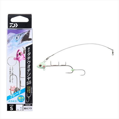 ダイワ 仕掛け 波止タチウオテンヤSSブレード S ルミノーバ/緑夜光