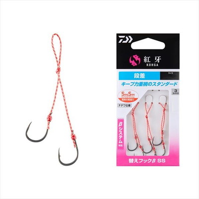 ダイワ タイラバ 鯛ラバ 紅牙替えフックβ SS 段差 L