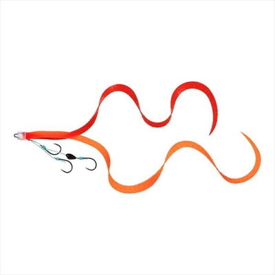 ダイワ タイラバ 鯛ラバ 紅牙替えユニットβSS やり過ぎカーリー3本針 紅牙オレンジ+レッドラメ
