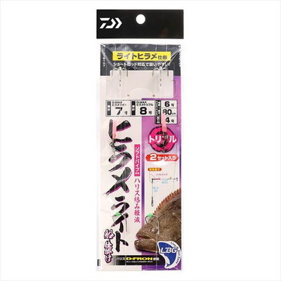 ダイワ 仕掛け 船ヒラメ仕掛け LBG ライト トリプル 7/8-6