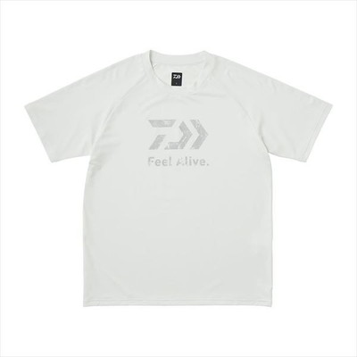 ダイワ ウェア DE-3925 Feel Alive ドライTシャツ ホワイト WL