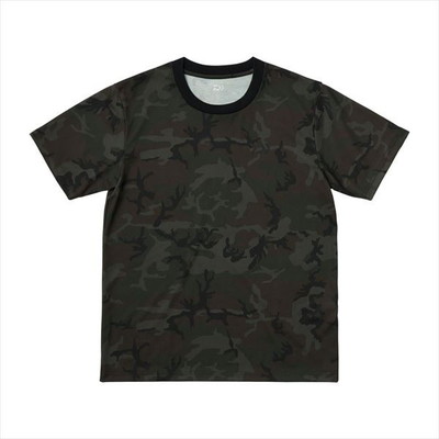 ダイワ ウェア DE-8325 ショートスリーブ バックプリントTシャツ グリーンカモ M