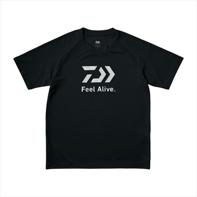 ダイワ ウェア DE-3925 Feel Alive ドライTシャツ ブラック XL