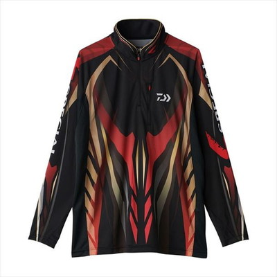 ダイワ ウェア DE-7025 スペシャルロングスリーブシャツ マグマブラック 2XL