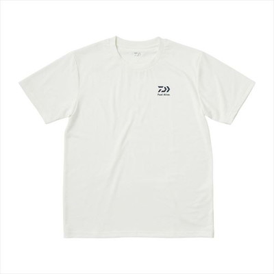 ダイワ ウェア DE-8625 ショートスリーブ スモールロゴTシャツ ホワイト M
