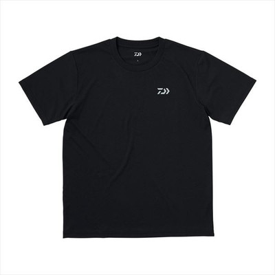 ダイワ ウェア DE-8325 ショートスリーブ バックプリントTシャツ ブラック M