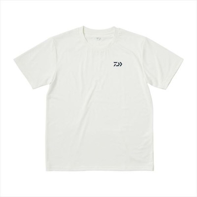 ダイワ ウェア DE-8325 ショートスリーブ バックプリントTシャツ ホワイト 2XL