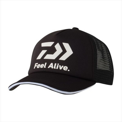 ダイワ 帽子 DC-6225 FeelAlive ソフトハーフメッシュキャップ ブラック キング