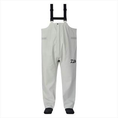 ダイワ レインウェア DR-6225P オーシャンレインサロペット ライトグレー XL