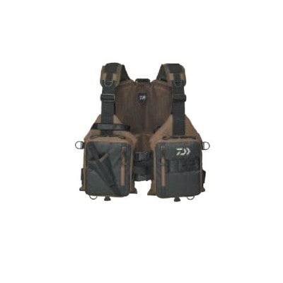 ダイワ ライフジャケット DF-6425 ライトフロートゲームベスト ブラウンカーキ フリー