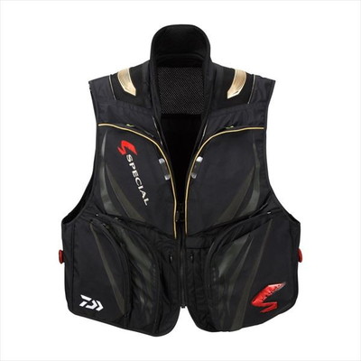 ダイワ フィッシングベスト DV-1025 スペシャル バリアテック ショートベスト マスターブラック 2XL