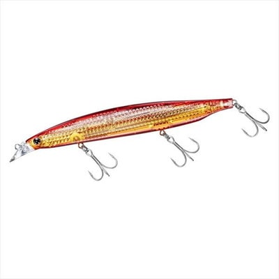 ダイワ シーバスルアー ショアラインシャイナーZ バーティスR140F-LI LIダブルレッドゴールド