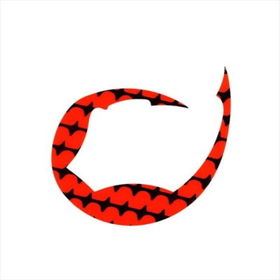 ダイワ タイラバ 鯛ラバ 紅牙シリコンネクタイパデシャ極厚 M 串オレンジ濃いやつ