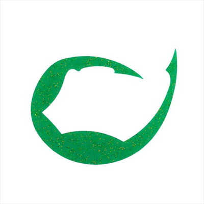 ダイワ タイラバ 鯛ラバ 紅牙シリコンネクタイパデシャ極厚 M グリーンラメ