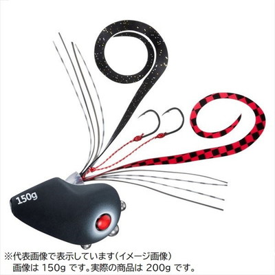 ダイワ タイラバ 鯛ラバ 紅牙カレントブレイカートリニティβ 200g ステルスブラック