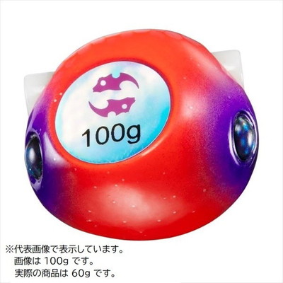 ダイワ タイラバ 鯛ラバ 紅牙ベイラバーフリーβTGヘッド60g 紅牙オレンジ