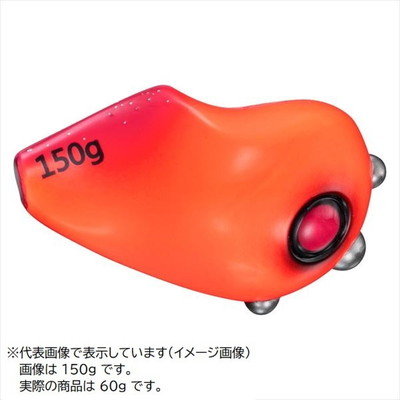 ダイワ タイラバ 鯛ラバ 紅牙カレントブレイカートリニティβヘッド 60g 紅牙オレンジ