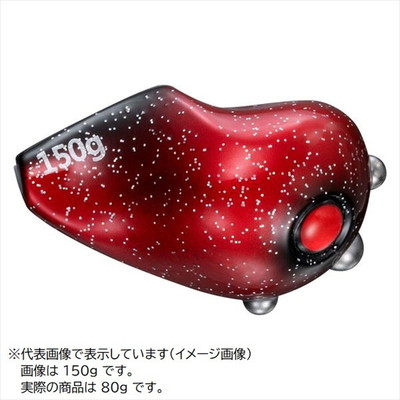 ダイワ タイラバ 鯛ラバ 紅牙カレントブレイカートリニティβヘッド 80g 紅牙レッド