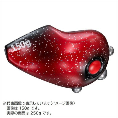ダイワ タイラバ 鯛ラバ 紅牙カレントブレイカートリニティβヘッド 250g 紅牙レッド