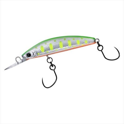 ダイワ トラウトプラグ ダブルクラッチ60F1 C&R カスタム チャートヤマメオレンジベリー