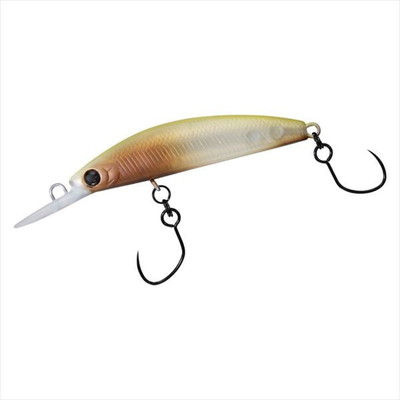 ダイワ トラウトプラグ ダブルクラッチ60F1 C&R カスタム カゲロウベージュ