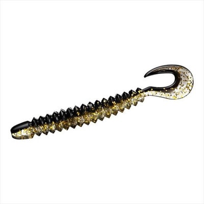 ダイワ ワーム HRFカーリー 2.6 クロキン