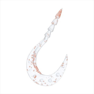 ダイワ タイラバ 鯛ラバ 紅牙ワーム 玉神ターボシングルカーリー 3.6in ドットオレンジグローアース