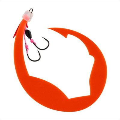 ダイワ テンヤ 紅牙替えユニットβSS パデシャ極厚L リバーシブルレッド&オレンジ