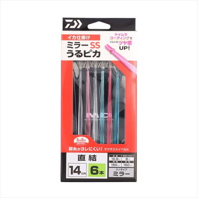 ダイワ 仕掛け イカ仕掛ミラー14SS うるピカ 6本 直結