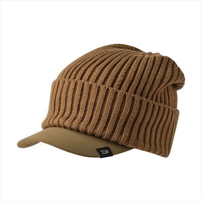 ダイワ 防寒帽子 DC-9324W つば付きニットキャップ ベージュ フリー