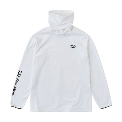 ダイワ ウェア DE-9325 ストレッチシャツネックウォーマー ホワイト 2XL