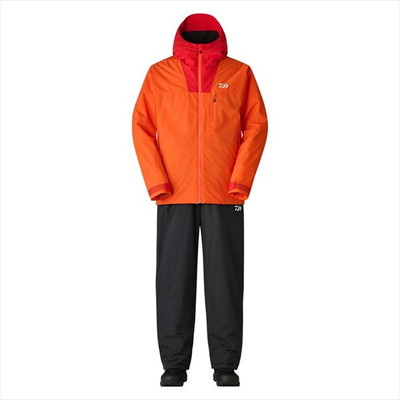 ダイワ 防寒服アウター DW-3525 RAINMAX ウインタースーツ ホットオレンジ M