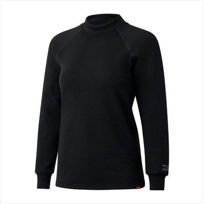 ダイワ 防寒服インナー DU-3225S ダンロテックアンダーシャツ極厚手ハイネック ブラック WM