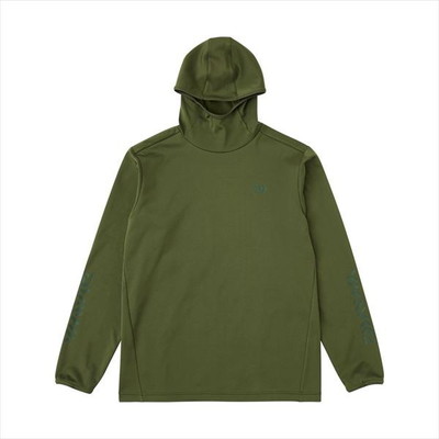 ダイワ ウェア DE-9225 ストレッチシャツフーディー オリーブグリーン 2XL