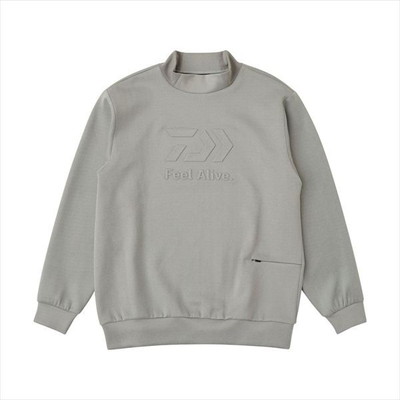 ダイワ ウェア DE-8725 DANROTECH スウェットモックネック グレー L
