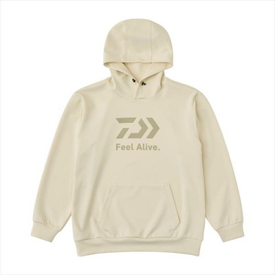 ダイワ ウェア DE-8925 DANROTECHスウェットフーディー ライトベージュ XL