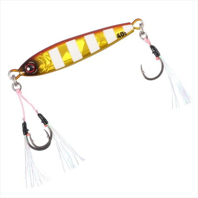 ダイワ メタルジグ ソルティガCVジグSLJ 40g CHアカキンゼブラ