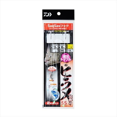 ダイワ 仕掛け 船ヒラメ仕掛けSS LBG 固定トリプル 13/6-7