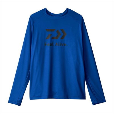 ダイワ ウェア DE-6225 ICEDRY ロングスリーブシャツ マリンブルー XL