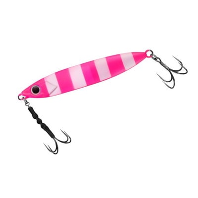 ダイワ メタルジグ 鏡牙ジグ ベーシック-QH100 マットピンクゼブラ