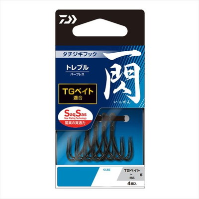 ダイワ トリプルフック タチジギフック 一閃SS トレブル リア L